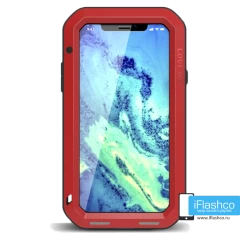 Чехол Love Mei Powerful для iPhone X/Xs красный