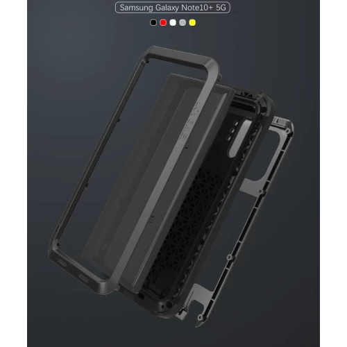 Ударопрочный чехол Love Mei Powerful Black для Samsung Galaxy Note 10+