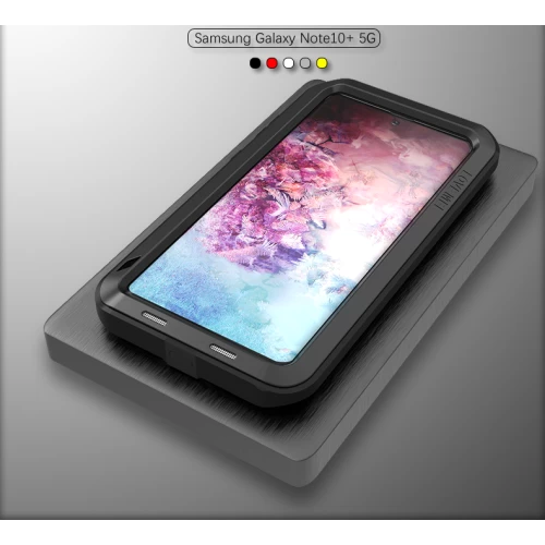 Ударопрочный чехол Love Mei Powerful Black для Samsung Galaxy Note 10+