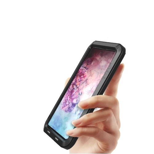 Ударопрочный чехол Love Mei Powerful Black для Samsung Galaxy Note 10+