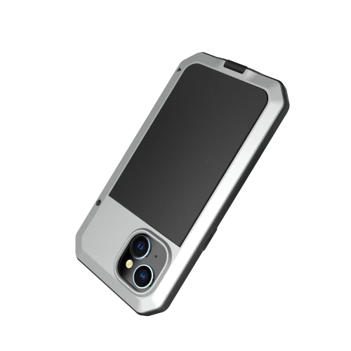 Ударопрочный чехол Lunatik Taktik Extreme Silver для iPhone 15 Plus