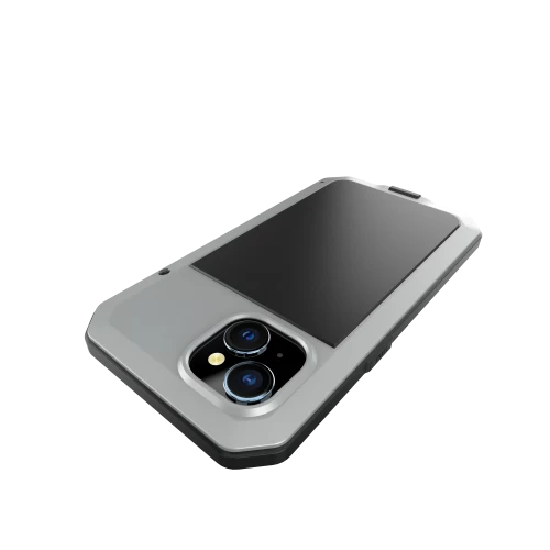 Ударопрочный чехол Lunatik Taktik Extreme Silver для iPhone 15 Plus