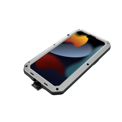 Ударопрочный чехол Lunatik Taktik Extreme Silver для iPhone 15 Plus