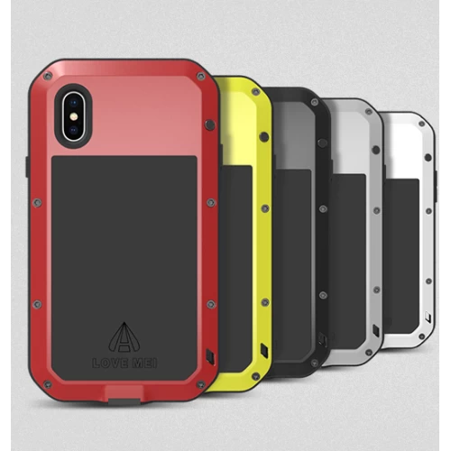 Чехол Love Mei Powerful для iPhone X/Xs желтый