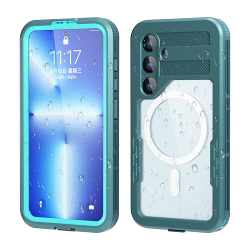 Противоударный и водонепроницаемый чехол Redpepper Extreme Series Blue для Samsung Galaxy S24
