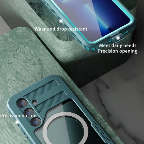 Противоударный и водонепроницаемый чехол Redpepper Extreme Series Blue для Samsung Galaxy S24