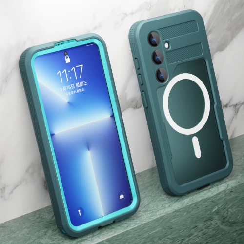 Противоударный и водонепроницаемый чехол Redpepper Extreme Series Blue для Samsung Galaxy S24