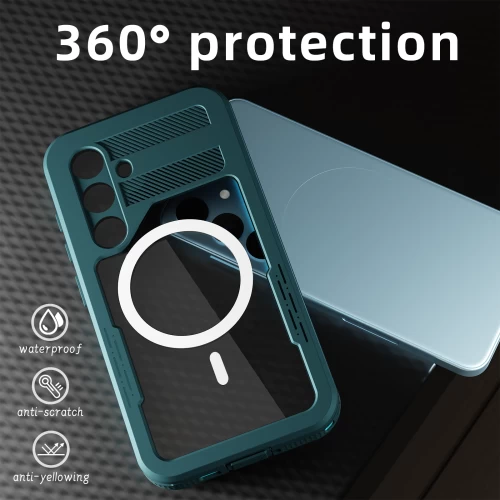Противоударный и водонепроницаемый чехол Redpepper Extreme Series Blue для Samsung Galaxy S24