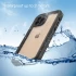 Ударопрочный и водонепроницаемый чехол Redpepper Dot+ Clear Black для iPhone 12 Pro Max черный