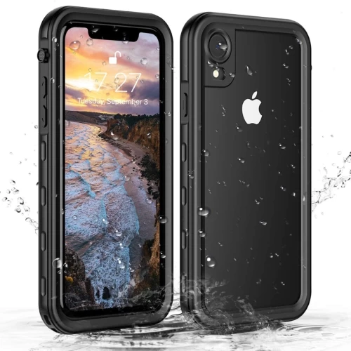 Водонепроницаемый ударопрочный чехол Redpepper Dot+ Series для iPhone XR Clear Black