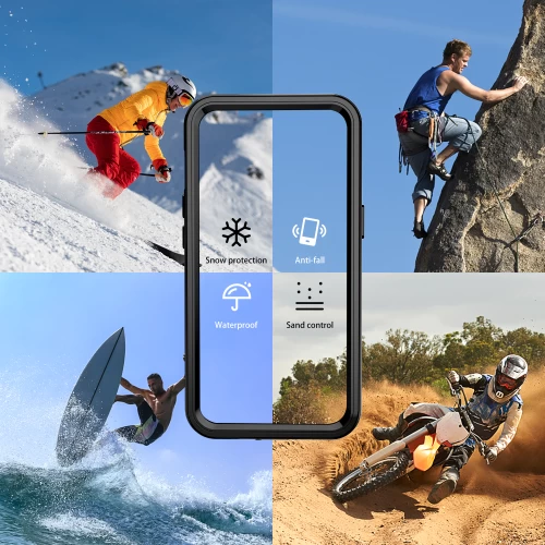 Противоударный и водонепроницаемый чехол Redpepper FS Series Black для Samsung Galaxy S23 Ultra
