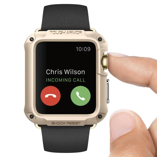 Чехол Spigen Tough Armor Case для Apple Watch Series SE / 6 / 5 / 4 (44 мм) Champagne Gold