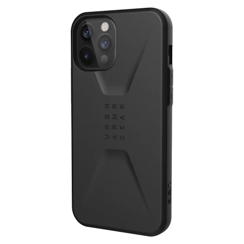 Ударопрочный чехол Urban Armor Gear Civilian Series Black для iPhone 12 Pro Max