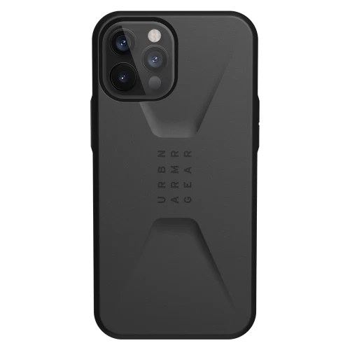 Ударопрочный чехол Urban Armor Gear Civilian Series Black для iPhone 12 Pro Max