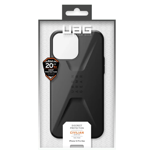 Ударопрочный чехол Urban Armor Gear Civilian Series Black для iPhone 13 Pro Max